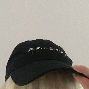 CLEARANCE friends logo black baseball cap